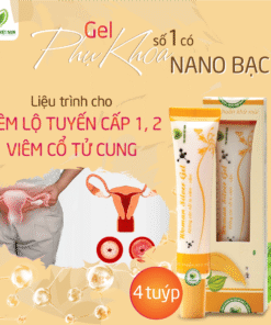 Combo 4 tuýp Woman Silver Gel trị viêm lộ tuyến cổ tử cung