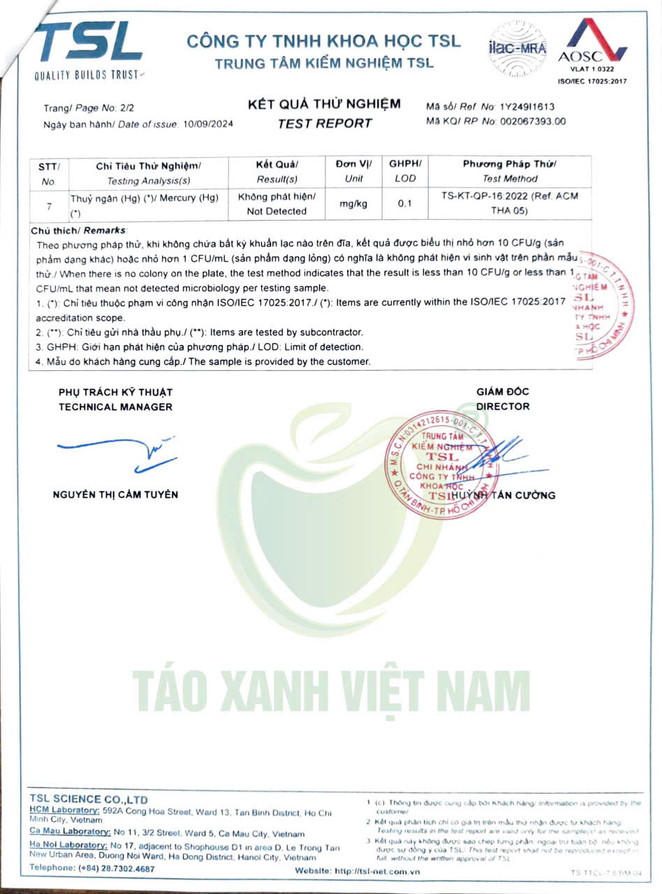Phiếu thử nghiêm dung dịch vệ sinh phụ nữ nano bạc Papillon ở các loại vi khuẩn nấm