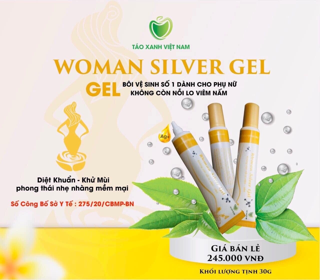 Woman Silver Gel Táo Xanh - 4 tác dụng tuyệt vời cho sức khỏe phụ khoa